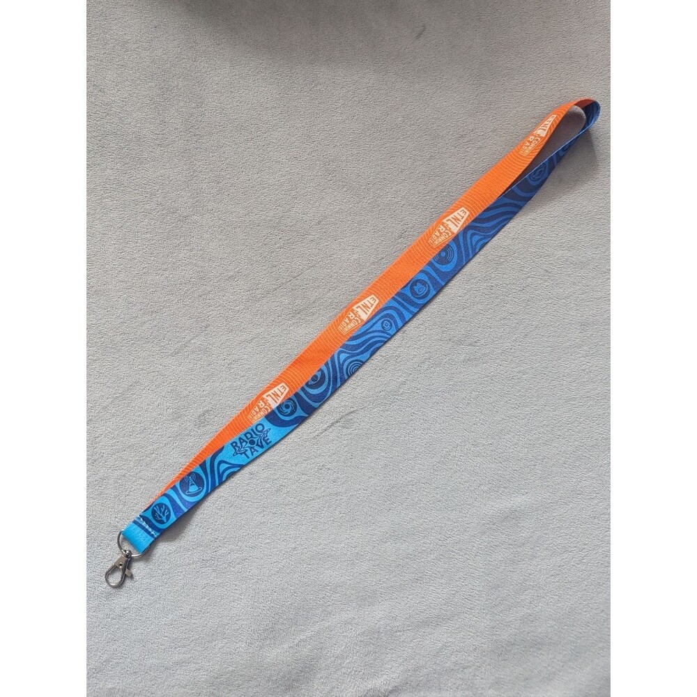 Meow Wolf Houston's Radio Tave Lanyard with Swivel Clip